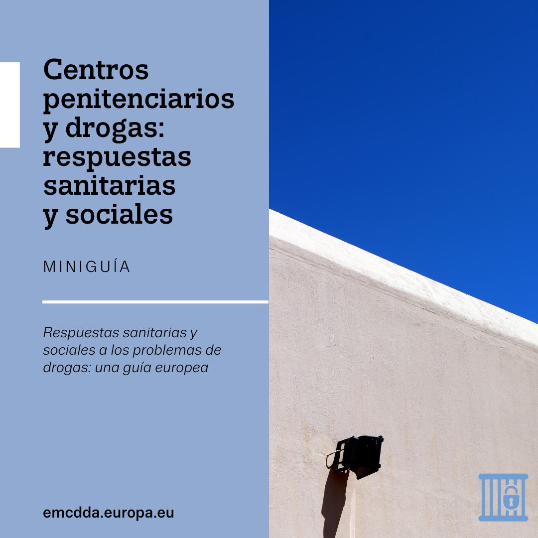 Portada de la miniguía Centros penitenciarios y drogas: respuestas sanitarias y sociales